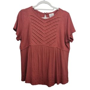 Knox Rose Flowy Top Size Large